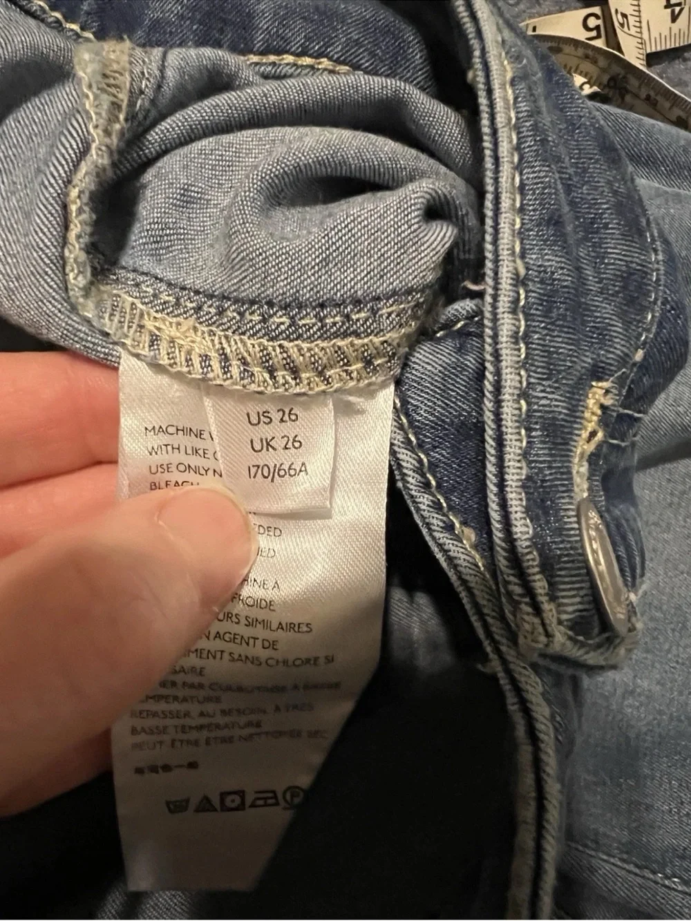 Free People Just Float On Flare High Rise Super Flare Jeans 26 Bell Bottom   F